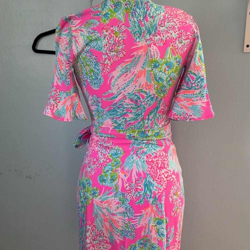 NWT Lilly Pulitzer isella Prosecco pink seaing things Size XXS - Picture 3 of 4